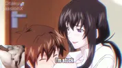 Big titted aunt gives blowjob to hentai virgin and he spits cum on her face!!