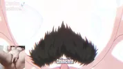 Big titted aunt gives blowjob to hentai virgin and he spits cum on her face!!