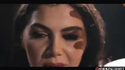 Valentina Nappi Smoking Cigarette - Sexy Italian Girl with Red Lipstick Prepares for Blowjob