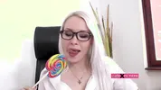 Nerdy girl Lola Taylor is a nymphomaniac (short)