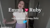 Horny Cheating Neighbor fucks you while on the Phone with her Husband – Emma Ruby