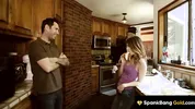 SPANKBANG GOLD - Step Daughte Fucks StepDILF's Giant Cock Senseless
