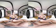 UP CLOSE VR - You Creampie Sexy Busty Blonde Nicole Aria After She Savagely Rode Your Cock - POV