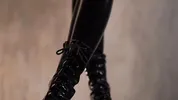 Nun in a latex suit slapped her big ass for her sins FULL