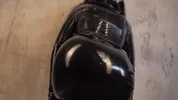 Nun in a latex suit slapped her big ass for her sins FULL