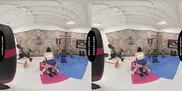 BRAZZERS VR - Watch Lulu Chu Fuck Her Client In The Gym Before She Returns To Suck Your Cock