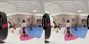 BRAZZERS VR - Watch Lulu Chu Fuck Her Client In The Gym Before She Returns To Suck Your Cock