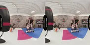 BRAZZERS VR - Watch Lulu Chu Fuck Her Client In The Gym Before She Returns To Suck Your Cock