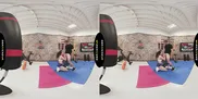 BRAZZERS VR - Watch Lulu Chu Fuck Her Client In The Gym Before She Returns To Suck Your Cock