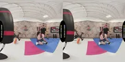 BRAZZERS VR - Watch Lulu Chu Fuck Her Client In The Gym Before She Returns To Suck Your Cock