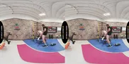 BRAZZERS VR - Watch Lulu Chu Fuck Her Client In The Gym Before She Returns To Suck Your Cock