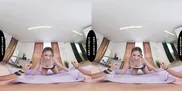 BRAZZERS VR - Watch Lulu Chu Fuck Her Client In The Gym Before She Returns To Suck Your Cock