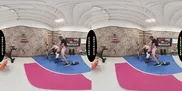 BRAZZERS VR - Watch Lulu Chu Fuck Her Client In The Gym Before She Returns To Suck Your Cock