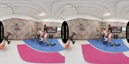 BRAZZERS VR - Watch Lulu Chu Fuck Her Client In The Gym Before She Returns To Suck Your Cock