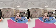 BRAZZERS VR - Watch Lulu Chu Fuck Her Client In The Gym Before She Returns To Suck Your Cock