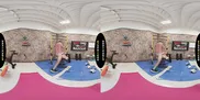 BRAZZERS VR - Watch Lulu Chu Fuck Her Client In The Gym Before She Returns To Suck Your Cock