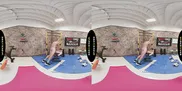 BRAZZERS VR - Watch Lulu Chu Fuck Her Client In The Gym Before She Returns To Suck Your Cock