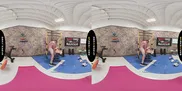 BRAZZERS VR - Watch Lulu Chu Fuck Her Client In The Gym Before She Returns To Suck Your Cock