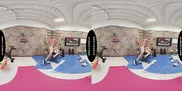 BRAZZERS VR - Watch Lulu Chu Fuck Her Client In The Gym Before She Returns To Suck Your Cock