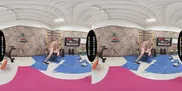 BRAZZERS VR - Watch Lulu Chu Fuck Her Client In The Gym Before She Returns To Suck Your Cock