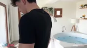 Blonde Slutty Wife Seduces Shy Antenna Guy and Gets Fucked Hard