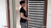 Blonde Slutty Wife Seduces Shy Antenna Guy and Gets Fucked Hard