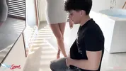 Blonde Slutty Wife Seduces Shy Antenna Guy and Gets Fucked Hard