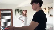 Blonde Slutty Wife Seduces Shy Antenna Guy and Gets Fucked Hard