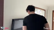 Blonde Slutty Wife Seduces Shy Antenna Guy and Gets Fucked Hard
