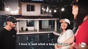 Husband gives his busty Latina a pool and she cheats on him by sucking the instructor's cock
