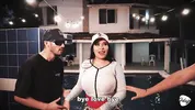 Husband gives his busty Latina a pool and she cheats on him by sucking the instructor's cock