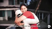 Husband gives his busty Latina a pool and she cheats on him by sucking the instructor's cock