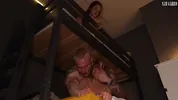My girlfriend's stepsister spies on us during sex