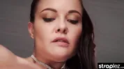 Gorgeous domme fucks her girlfriend with big strapless dick