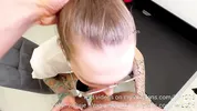 He fucked his teacher and made her lick his cum from the desk