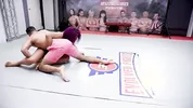 Daisy Ducati vs Amone Bane - Daisy Puts Her Lethal Legs To Use