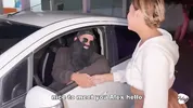 A lost innocent girl is rescued by old Uber driver and he cums in her mouth / ALIX VLOGS - DR POV