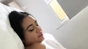 Morning fuck, I can't stand the urge after seeing my roommate wake up without clothes so I end up giving her a good fuck.