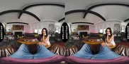 UP CLOSE VR - You Watch Your Hot Wife Nina White Fuck Her Stallion Personal Trainer - CUCKOLD POV