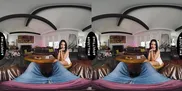 UP CLOSE VR - You Watch Your Hot Wife Nina White Fuck Her Stallion Personal Trainer - CUCKOLD POV