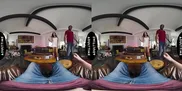 UP CLOSE VR - You Watch Your Hot Wife Nina White Fuck Her Stallion Personal Trainer - CUCKOLD POV