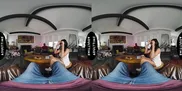 UP CLOSE VR - You Watch Your Hot Wife Nina White Fuck Her Stallion Personal Trainer - CUCKOLD POV