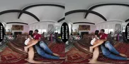 UP CLOSE VR - You Watch Your Hot Wife Nina White Fuck Her Stallion Personal Trainer - CUCKOLD POV