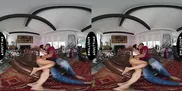 UP CLOSE VR - You Watch Your Hot Wife Nina White Fuck Her Stallion Personal Trainer - CUCKOLD POV