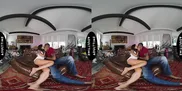 UP CLOSE VR - You Watch Your Hot Wife Nina White Fuck Her Stallion Personal Trainer - CUCKOLD POV