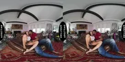 UP CLOSE VR - You Watch Your Hot Wife Nina White Fuck Her Stallion Personal Trainer - CUCKOLD POV
