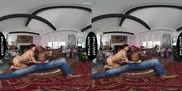 UP CLOSE VR - You Watch Your Hot Wife Nina White Fuck Her Stallion Personal Trainer - CUCKOLD POV