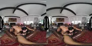 UP CLOSE VR - You Watch Your Hot Wife Nina White Fuck Her Stallion Personal Trainer - CUCKOLD POV