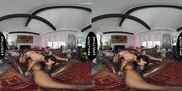 UP CLOSE VR - You Watch Your Hot Wife Nina White Fuck Her Stallion Personal Trainer - CUCKOLD POV