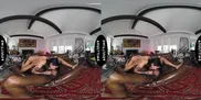 UP CLOSE VR - You Watch Your Hot Wife Nina White Fuck Her Stallion Personal Trainer - CUCKOLD POV